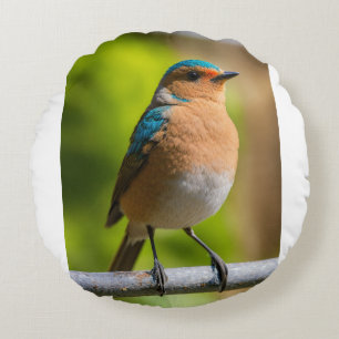 Luh Fit Bird Round Cushion