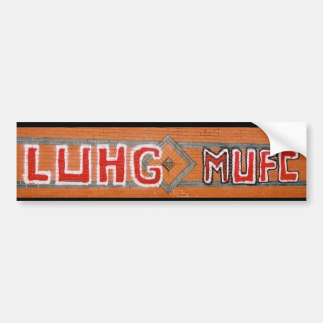 LUHG MUFC BUMPER STICKER (Front)