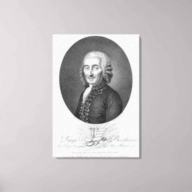 Luigi Boccherini Canvas Print (Front)
