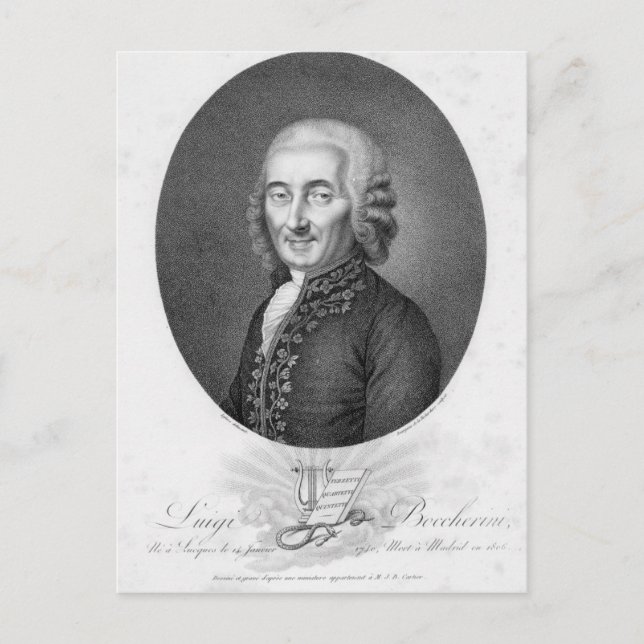 Luigi Boccherini Postcard (Front)