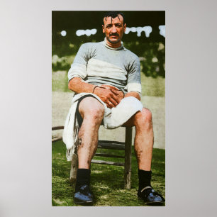 Luigi Ganna Milan Winner First Giro d'Italia 1909 Poster