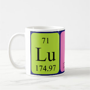 Luis periodic table name mug