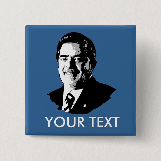 Luiz Inácio Lula da Silva 15 Cm Square Badge (Front)