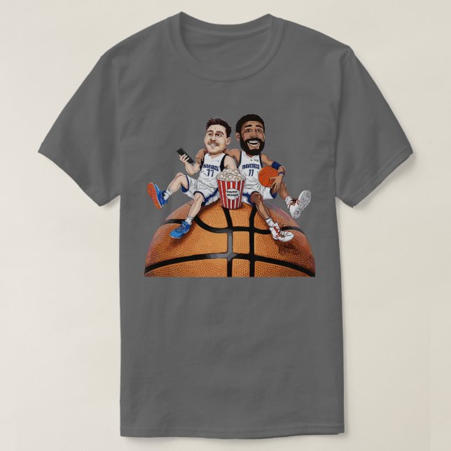 Luka Doncic Kyrie Irving UNMATCHED Duo TShirt (Design Front)