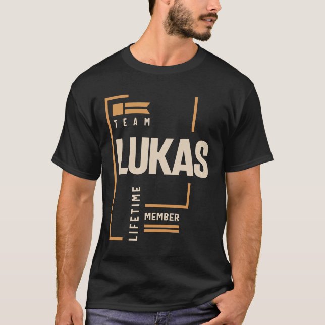 Lukas Personalised Name - Funny Lukas  T-Shirt (Front)