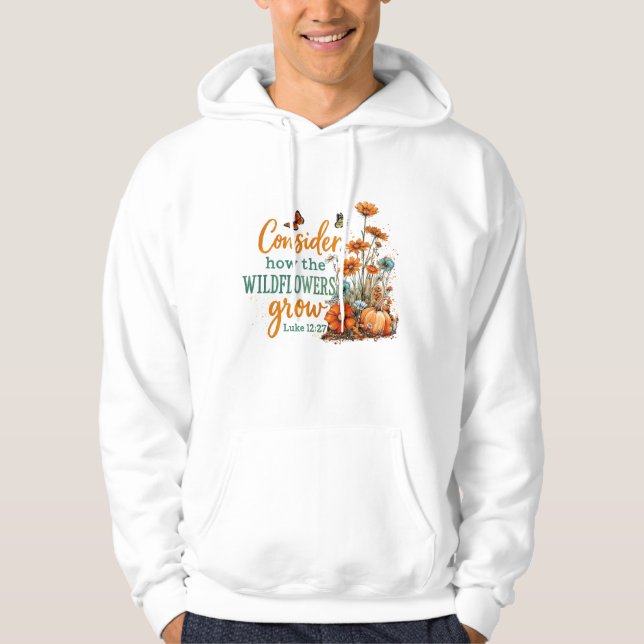 Luke 12:27  hoodie (Front)