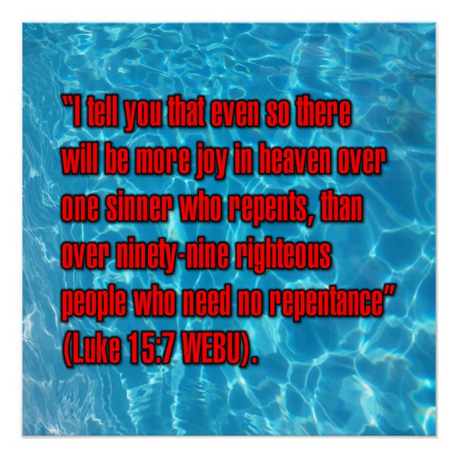 Luke 15:7 WEBU Poster (Front)