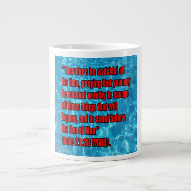 Luke 21:36 WEBU Mug (Front)