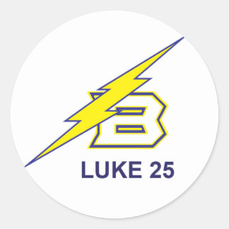 LUKE 25 CLASSIC ROUND STICKER