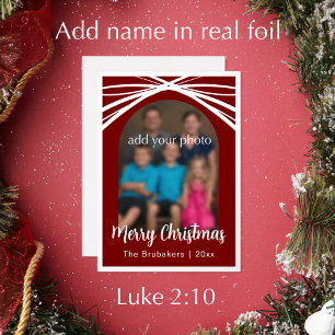 Luke 2:10 Bible Verse Elegant Arch Photo Christmas