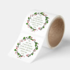 Luke 2:11 Christian Christmas Scripture Wreath