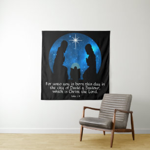 Luke 2:11 tapestry