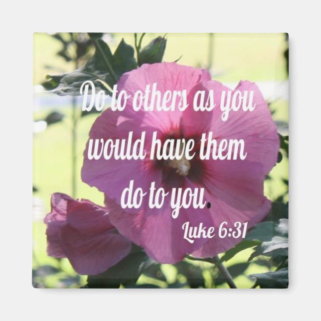 Luke 6:31 magnet (Front)