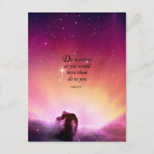Luke 6:31 postcard
