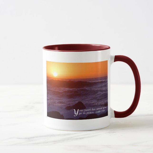 Luke 7:50 mug (Right)