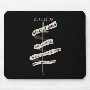 Luke Advice Buy a Sword Mouse Pad