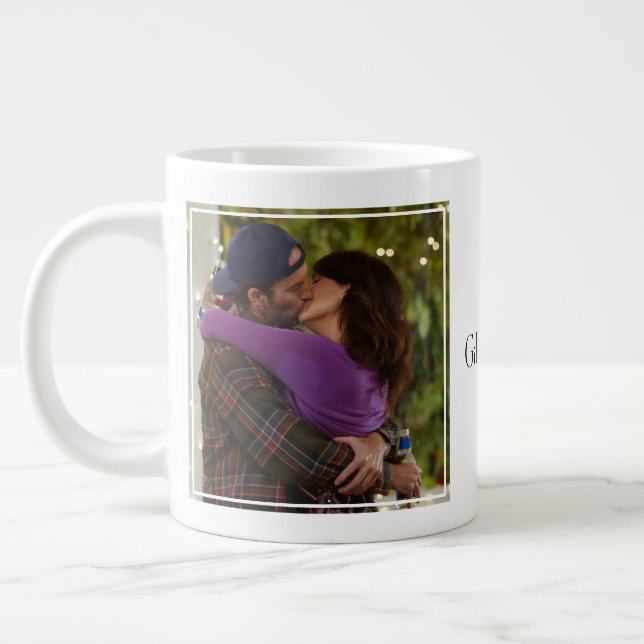 Luke and Lorelai in Love Large Coffee Mug (Left)