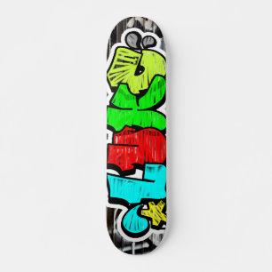 Luke Graffiti Custom Personalised Cool Skateboard