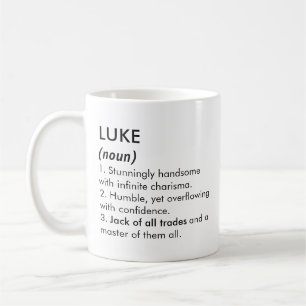 Luke name, Editable name, Custom name Coffee Mug