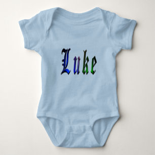 Luke, Name, Logo, Baby Bots Sports Jumpsuit