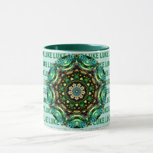 LUKE ~ Personalised Paua Shell Mug ~