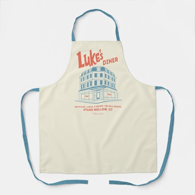 Luke’s Diner Stars Hollow Design Apron (Front)