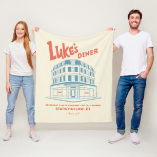 Luke’s Diner Stars Hollow Design Fleece Blanket