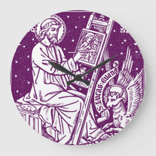 Luke the Evangelist Large Clock