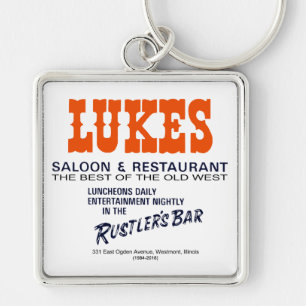 Lukes Saloon and Restaurant, Westmont, IL Key Ring