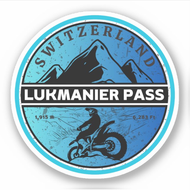 Lukmanier Pass swiss–alps motorcycle tour (Front)