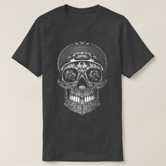 Luks Skull T-shirt Knight (Design Front)
