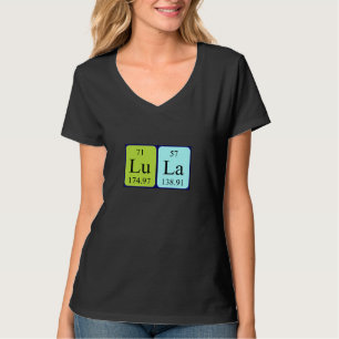 Lula periodic table name shirt