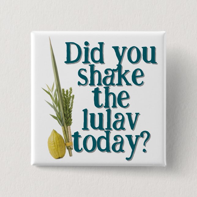  Lulav 15 Cm Square Badge (Front)
