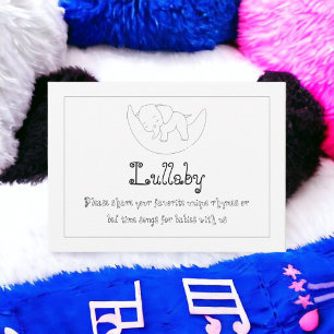 Lullaby Enclosure Card