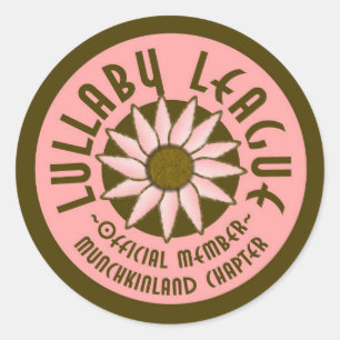 Lullaby League Classic Round Sticker
