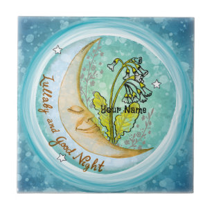 Lullaby Moon baby tile