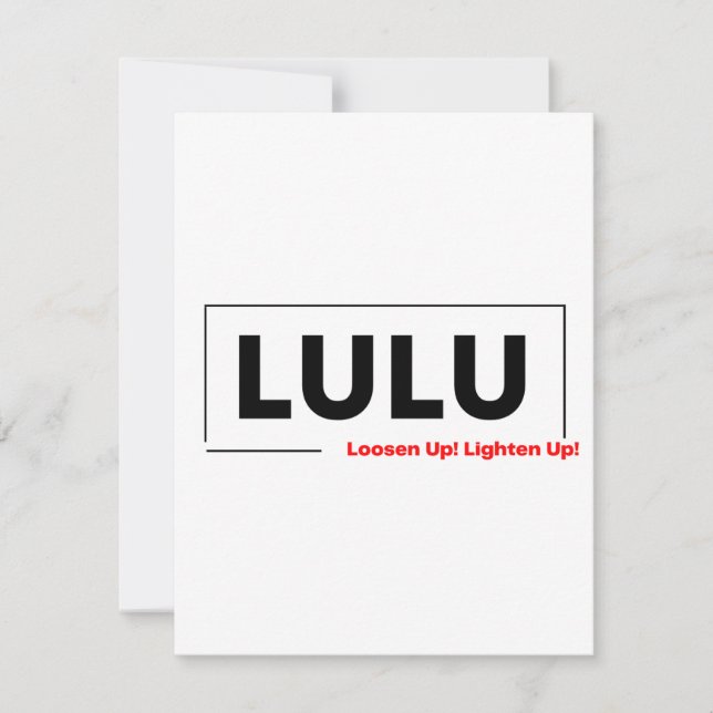 LULU CARD (Front)