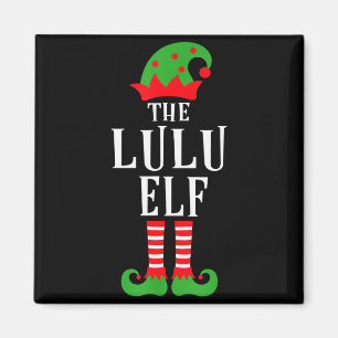 Lulu Elf Family Matching Group Christmas Gift Funn Magnet