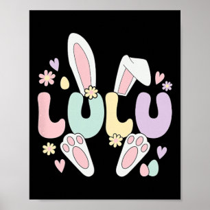 Lulu Grandmother Easter Bunny Lulu Grandma Easter  Poster