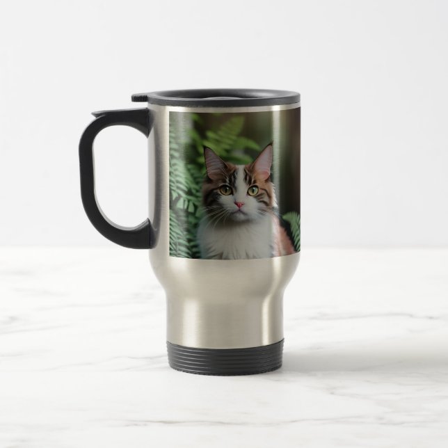 Lulu The Ragdoll Cat, Travel  Mug (Left)