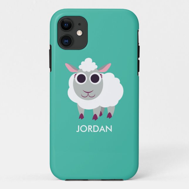 Lulu the Sheep Case-Mate iPhone Case (Back)