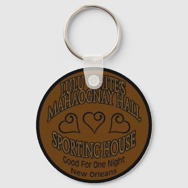 Lulu Whites Sporting House New Orleans Key Ring (Front)