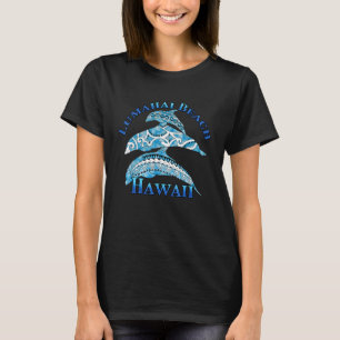 Lumahai Beach Hawaii Vacation Tribal Dolphins T-Shirt