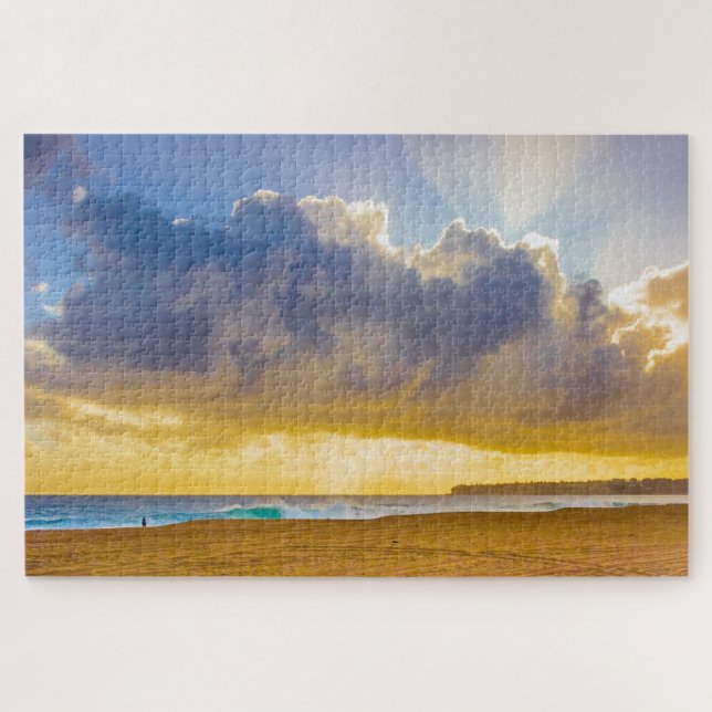 Lumahai Beach, Kauai, Hawaii Large Jigsaw Puzzle (Horizontal)