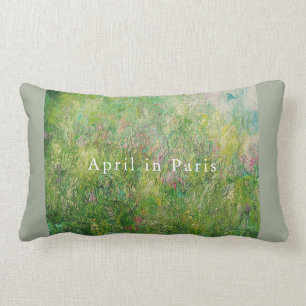 Lumbar Pillow: April in Paris Cushion