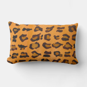 Lumbar Pillow Chic Leopard-Print Animal-Print