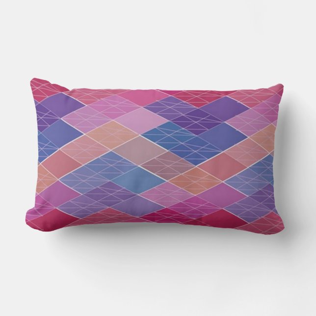 Lumbar Pillow Multi-Coloured Designer Pillow (Front)