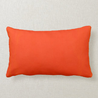 Lumbar Pillow that is Orange.