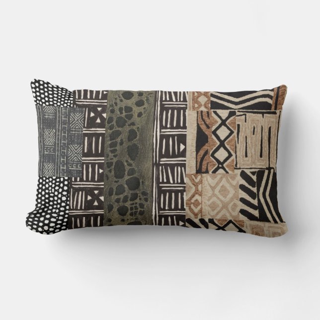 lumbar pillow with ethnic design (Front)