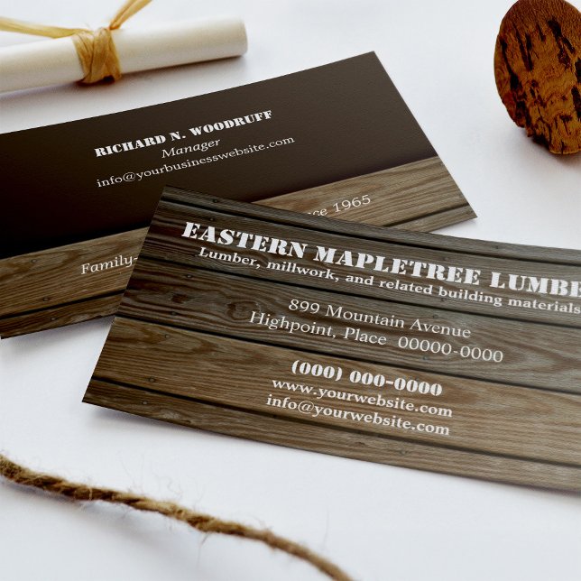 Lumber Business Card (Lumber Business Card)